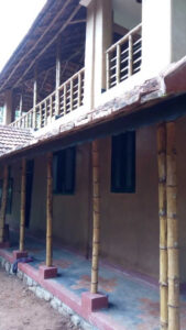House with Bamboo Pillars and Roof